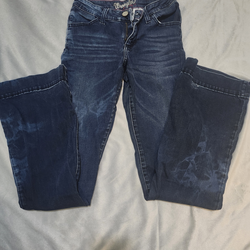 Wrangler Women's Dark Blue Flare Jeans
